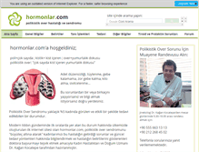Tablet Screenshot of hormonlar.com